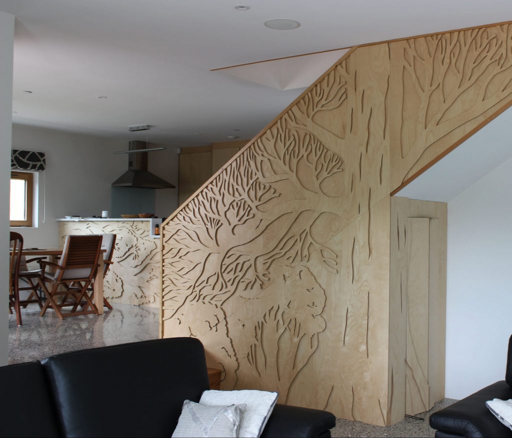 Stairs with a cool design