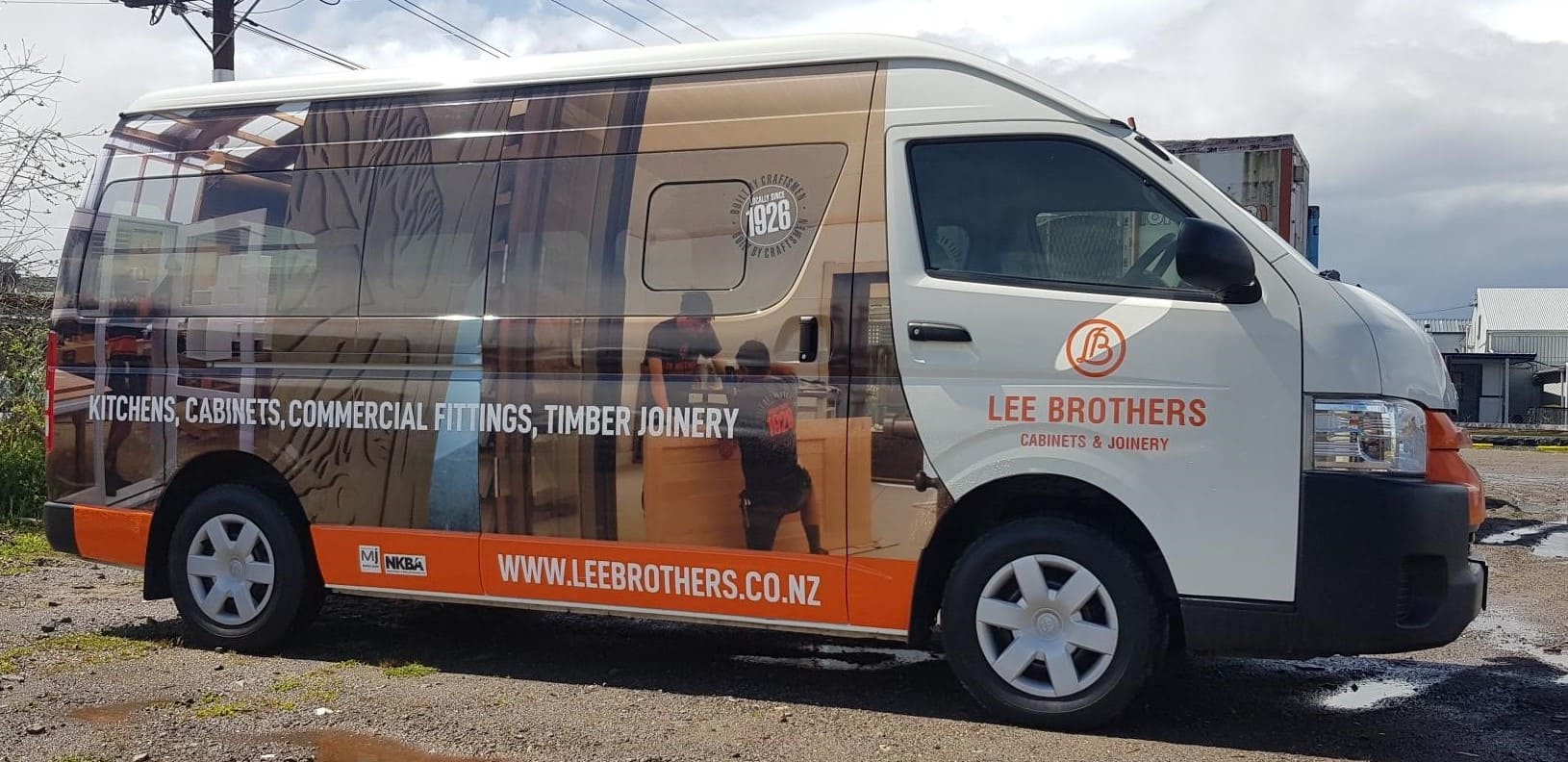Lee brother cabinetry and joinery van